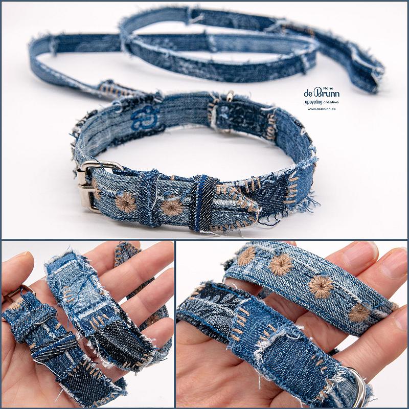 Halsband + Leine - Gr.S - 59€ > mehr Fotos, Video, Details und Set einkaufen