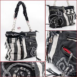 Tasche Jeans & Leder