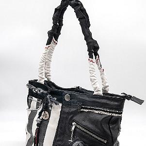 Tasche Jeans & Leder