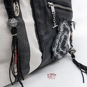 Tasche Jeans & Leder