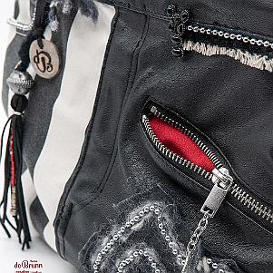 Tasche Jeans & Leder