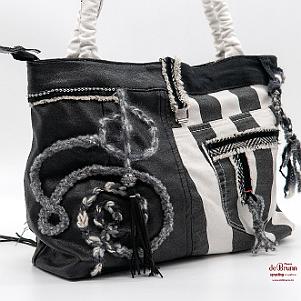 Tasche Jeans & Leder