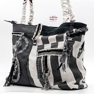 Tasche Jeans & Leder