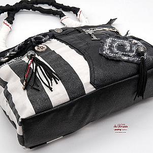 Tasche Jeans & Leder