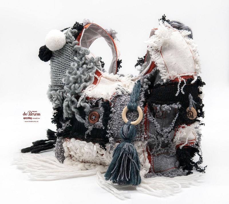 Tasche Strickpatchwork 