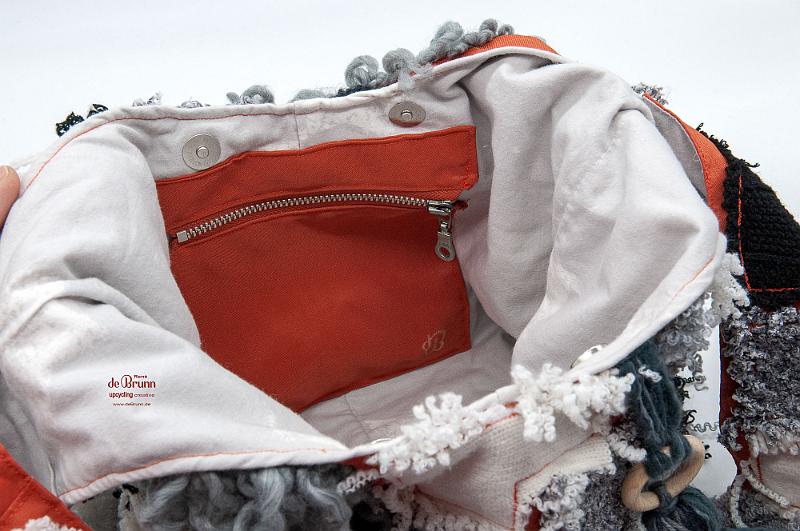 Tasche Strickpatchwork 